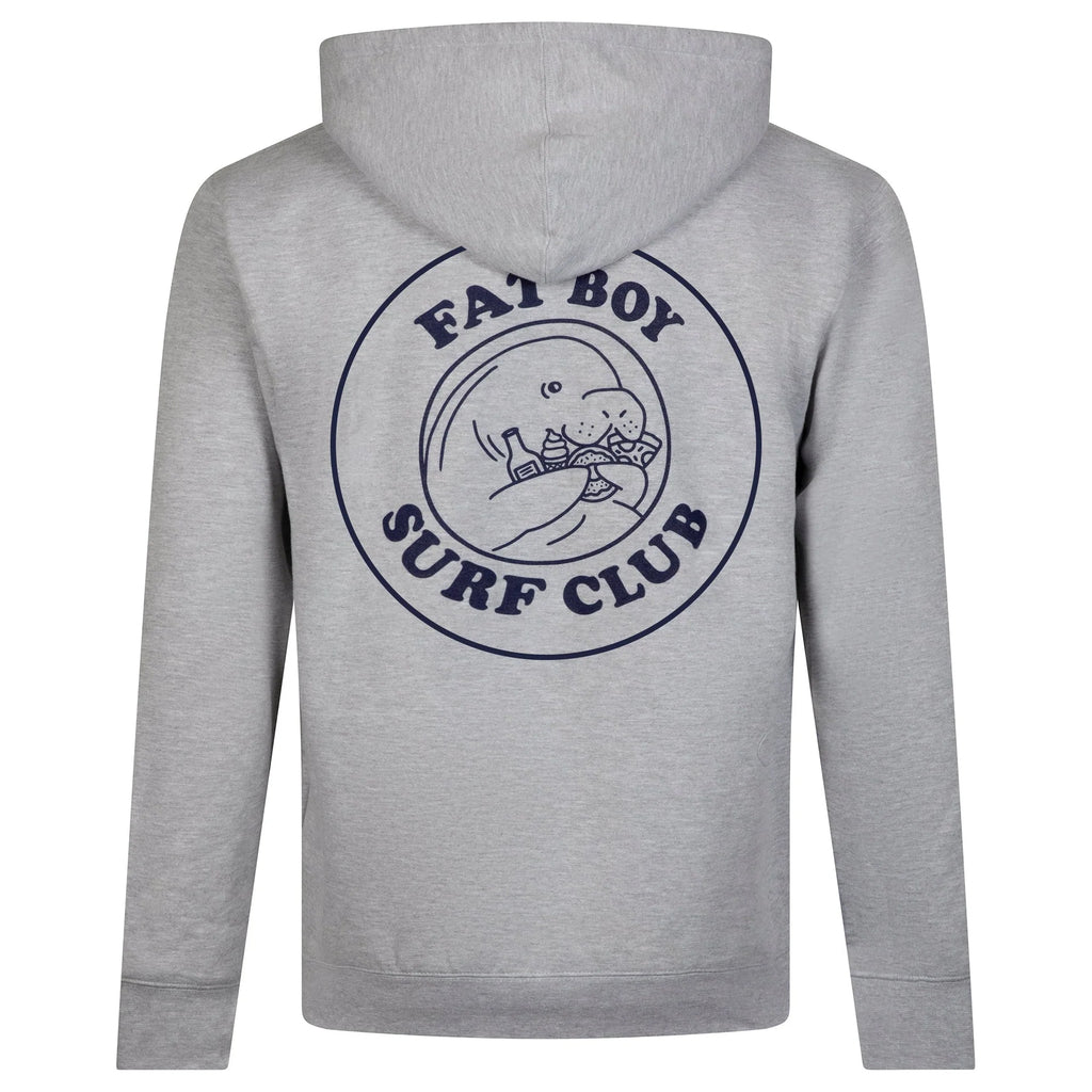 Fat Boy Surf Club: FBSC Premium Heavyweight Hoodie Grey