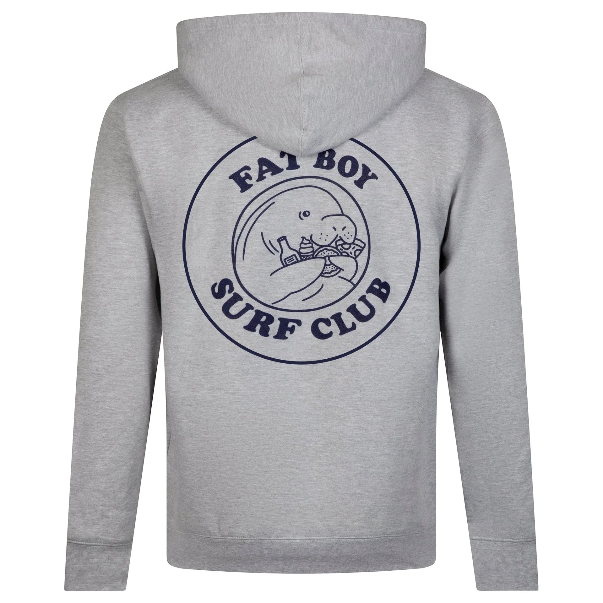 Fat Boy Surf Club: FBSC Premium Heavyweight Hoodie Grey