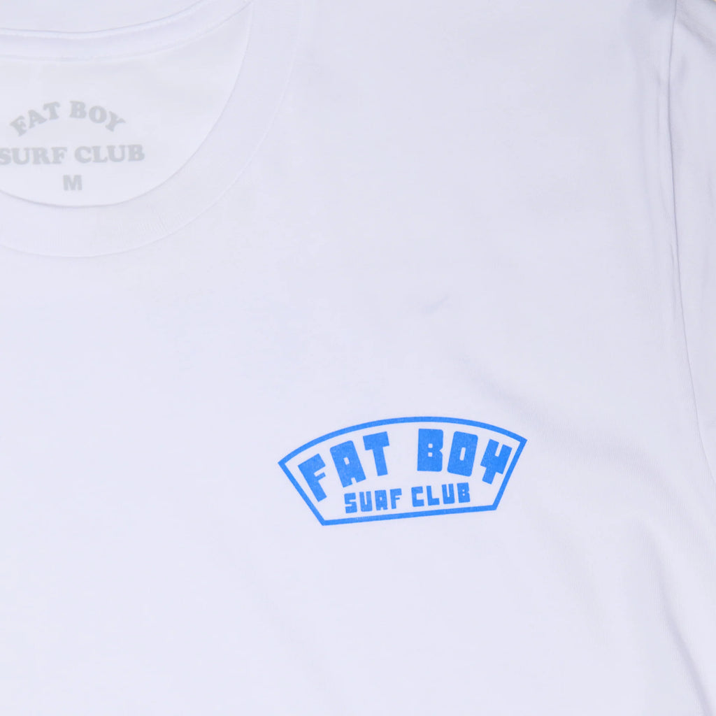 Fat Boy Surf Club: Ripped 2 Rip Tee - White