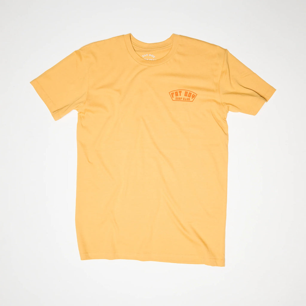 Fat Boy Surf Club: Ripped 2 Rip Tee - Mustard