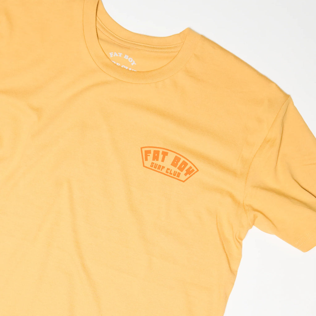 Fat Boy Surf Club: Ripped 2 Rip Tee - Mustard