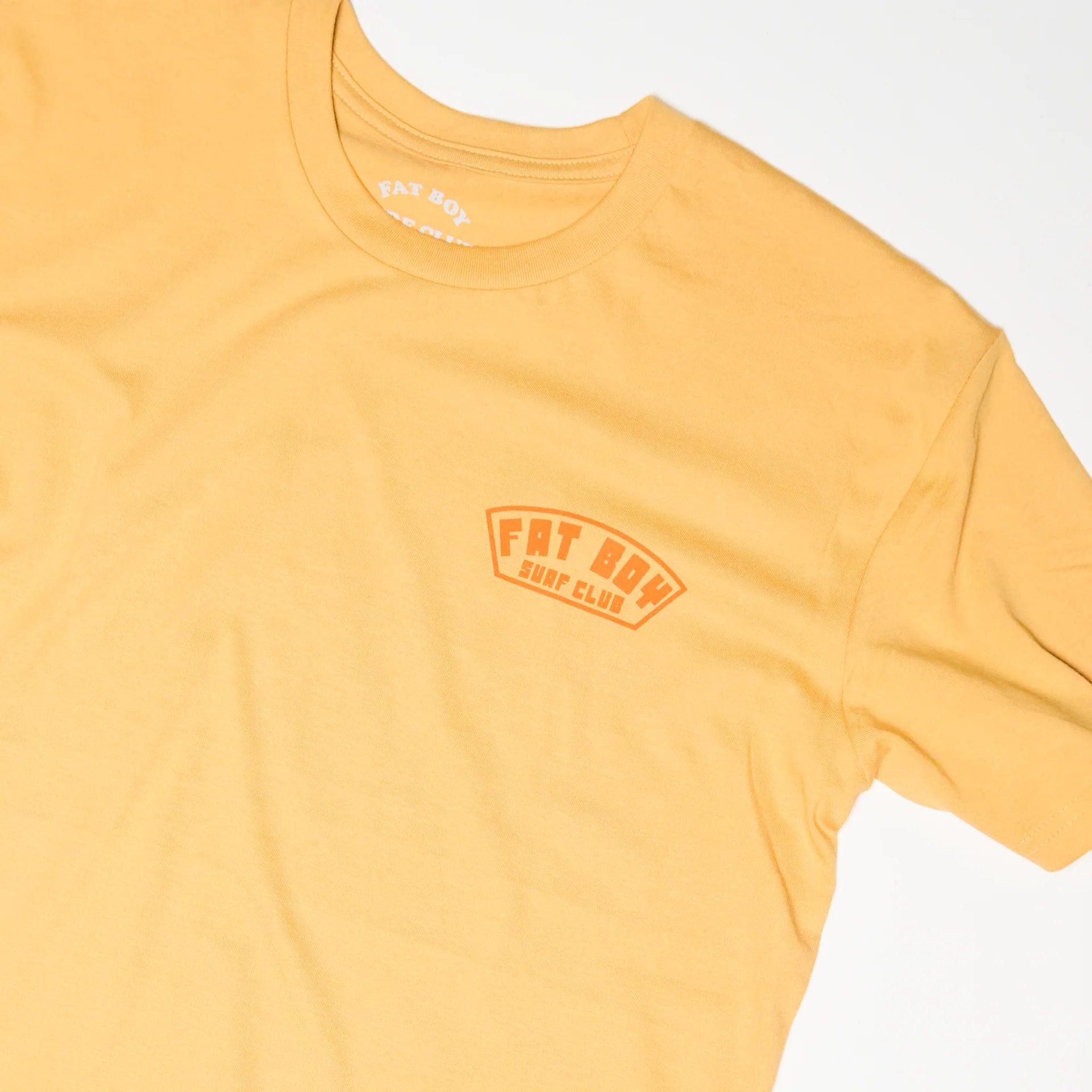 Fat Boy Surf Club: Ripped 2 Rip Tee - Mustard