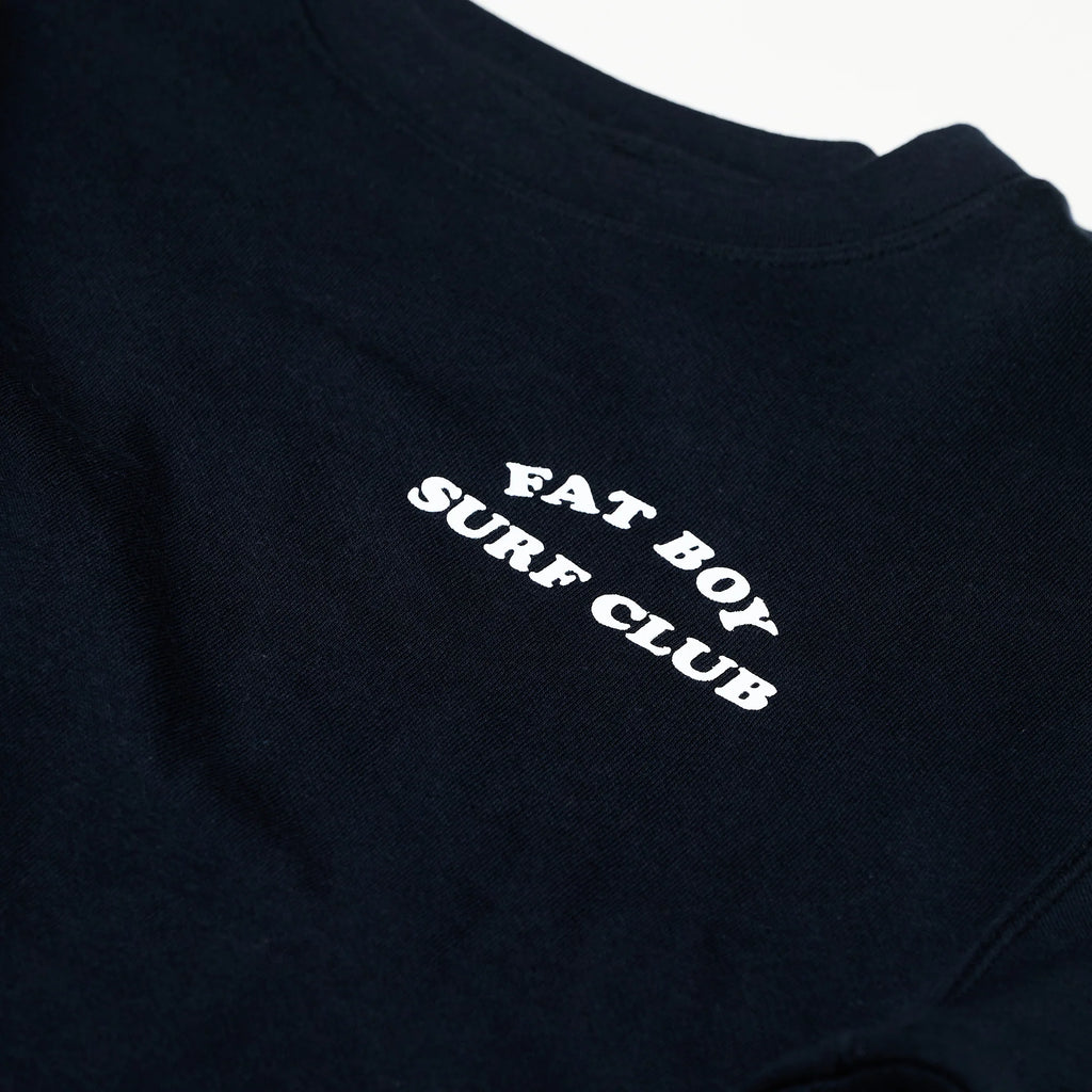 Fat Boy Surf Club: FBSC Premium Crewneck Sweatshirt - Navy