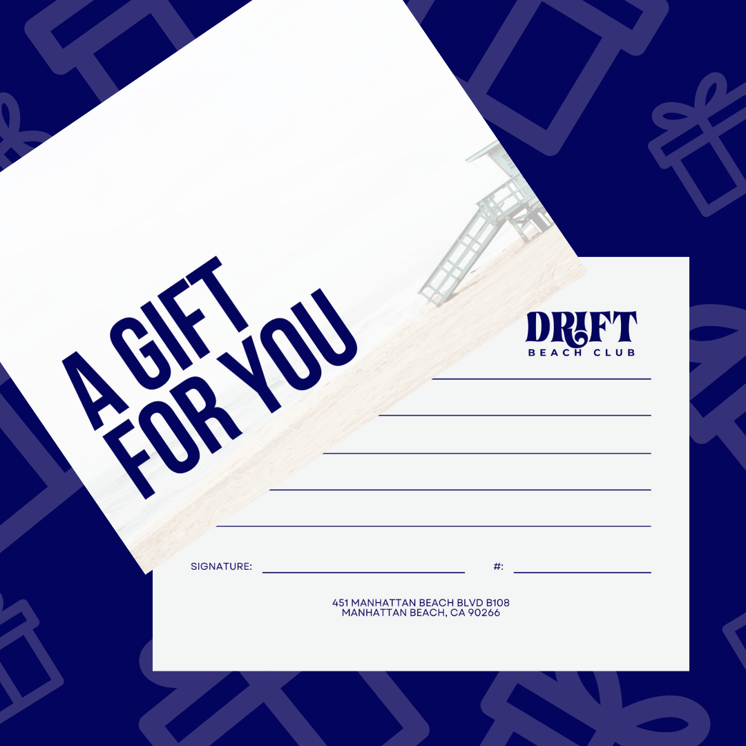 Physical Gift Card to DRIFT Beach Club