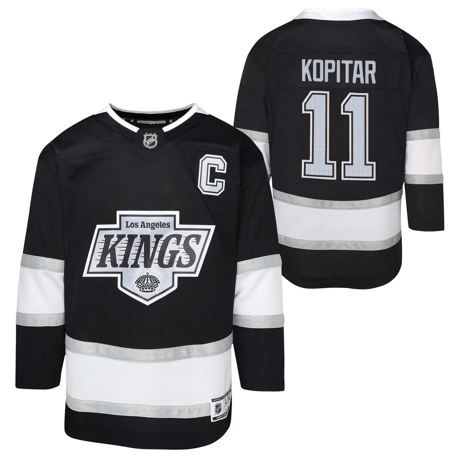 LA Kings: Youth Anze Kopitar Premium Home Jersey