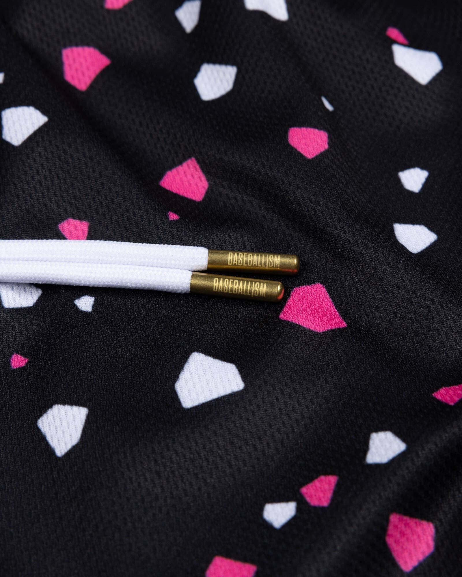 Baseballism: No Off SZN Diamond Air Mesh Shorts - Youth