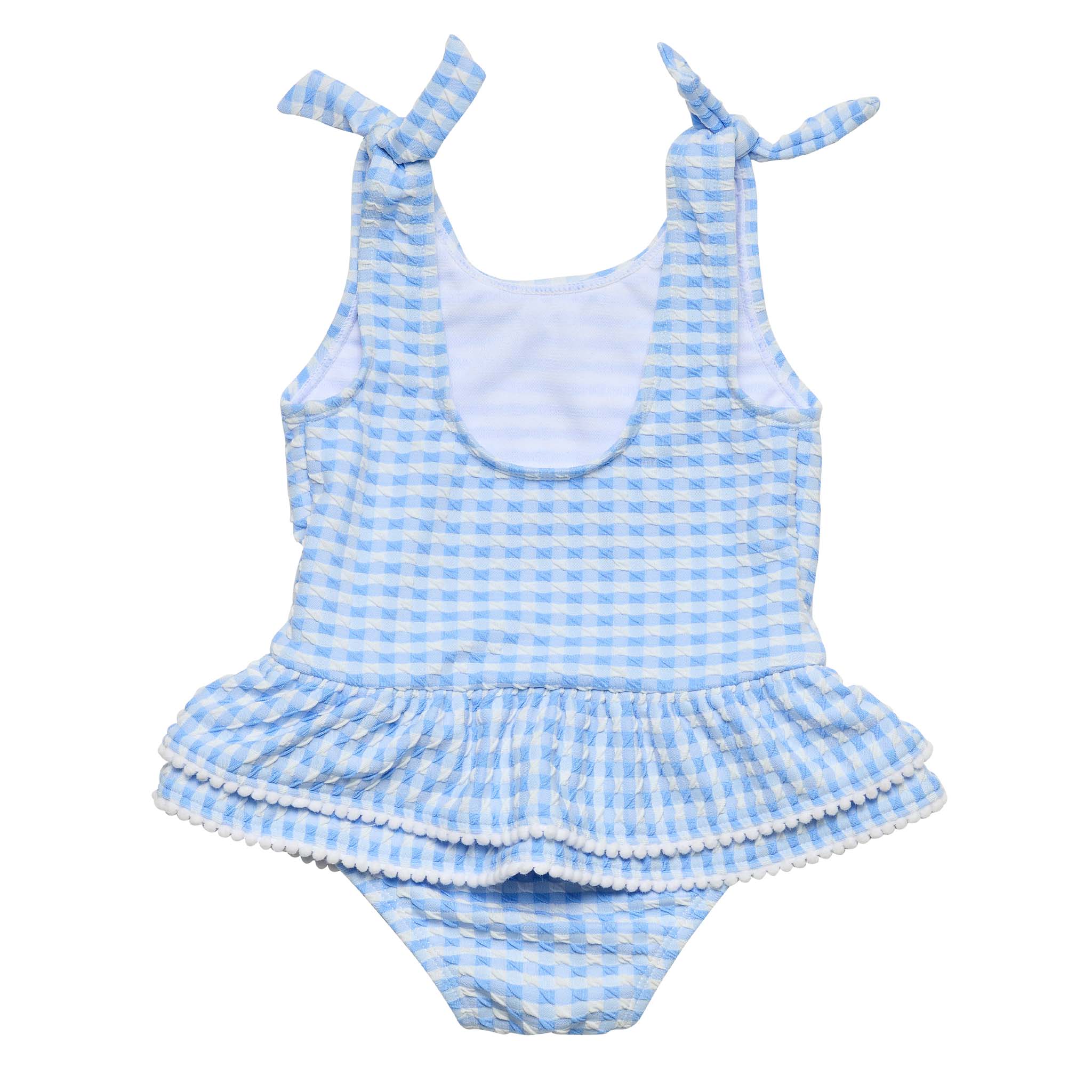 Snapper Rock Swimwear Baby Skirt Swimsuit (Seaside Gingham)