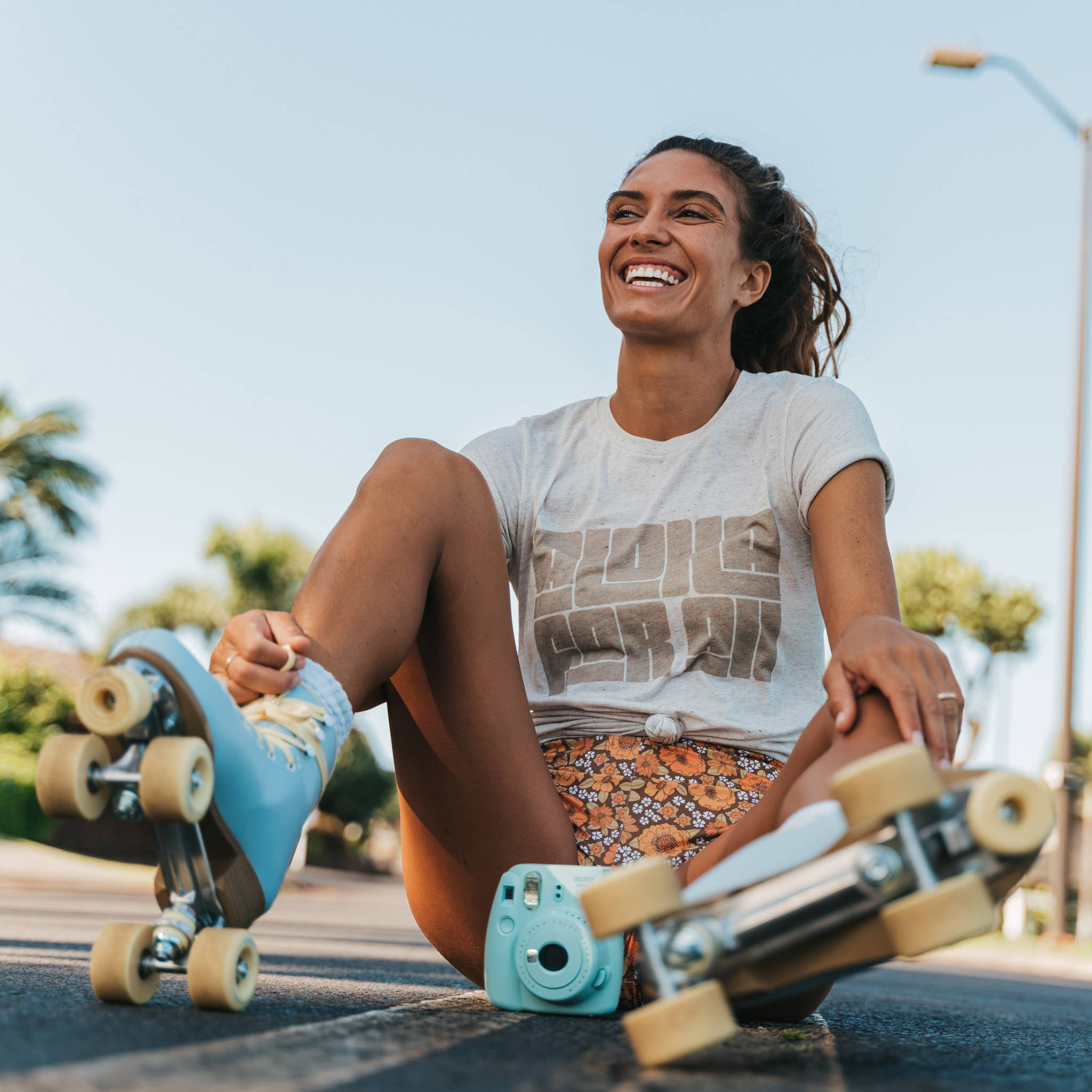 Aloha Lovely: Aloha for All Tee - Oatmeal