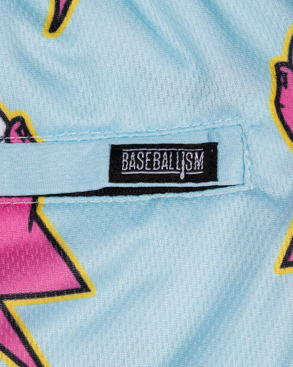 Baseballism: Electric Arms Diamond Air Mesh Shorts (Blue) - Youth