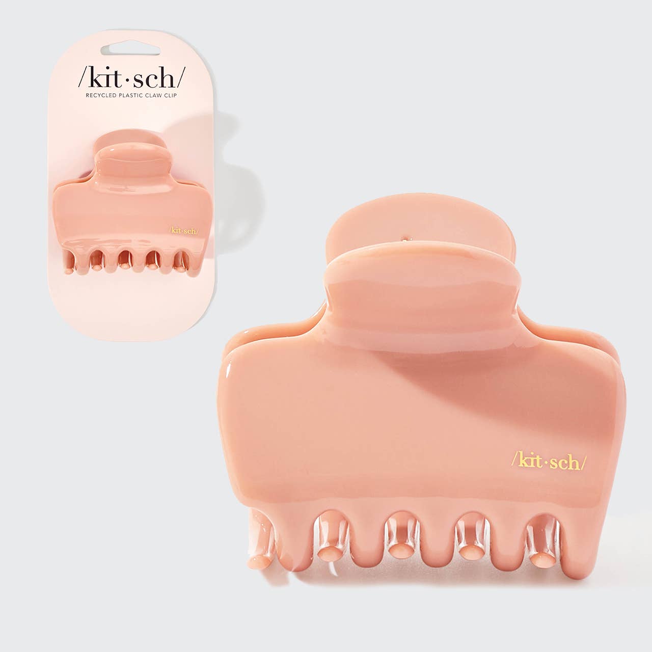KITSCH: Recycled Plastic Puffy Cloud Clip 1pc - Rosewood