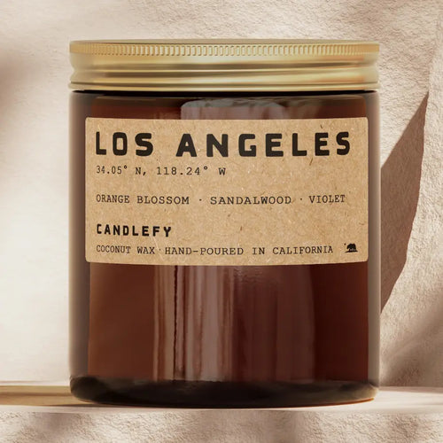 Candlefy Los Angeles Candle (Orange Blossom, Sandalwood and Violet)