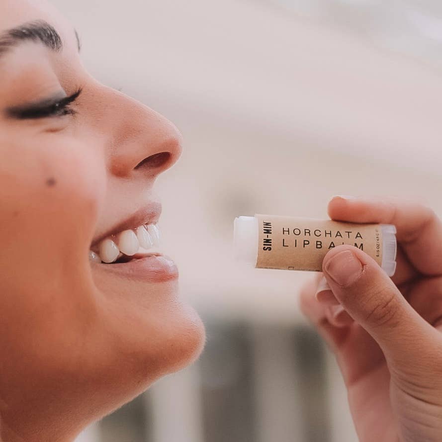 SIN-MIN Horchata Lip Balm (Sweet Cinnamon & Vanilla Lip Balm)