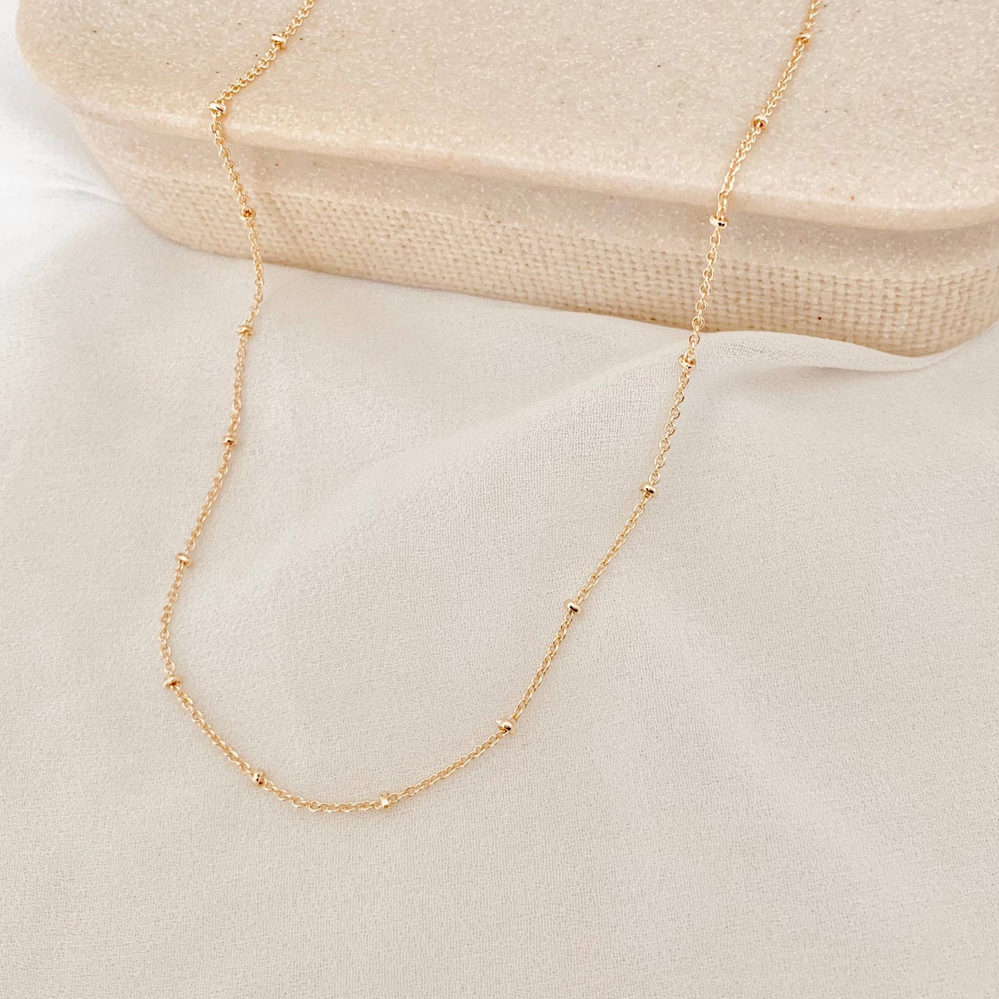 SALT by Sarah Curtis: Dainty Beaded Chain