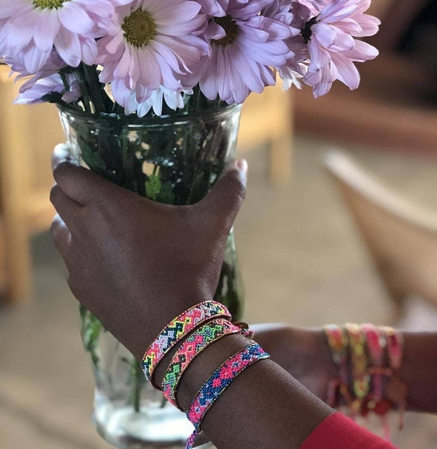 Love Is Project Bali Friendship Bracelet (Electric Feel)