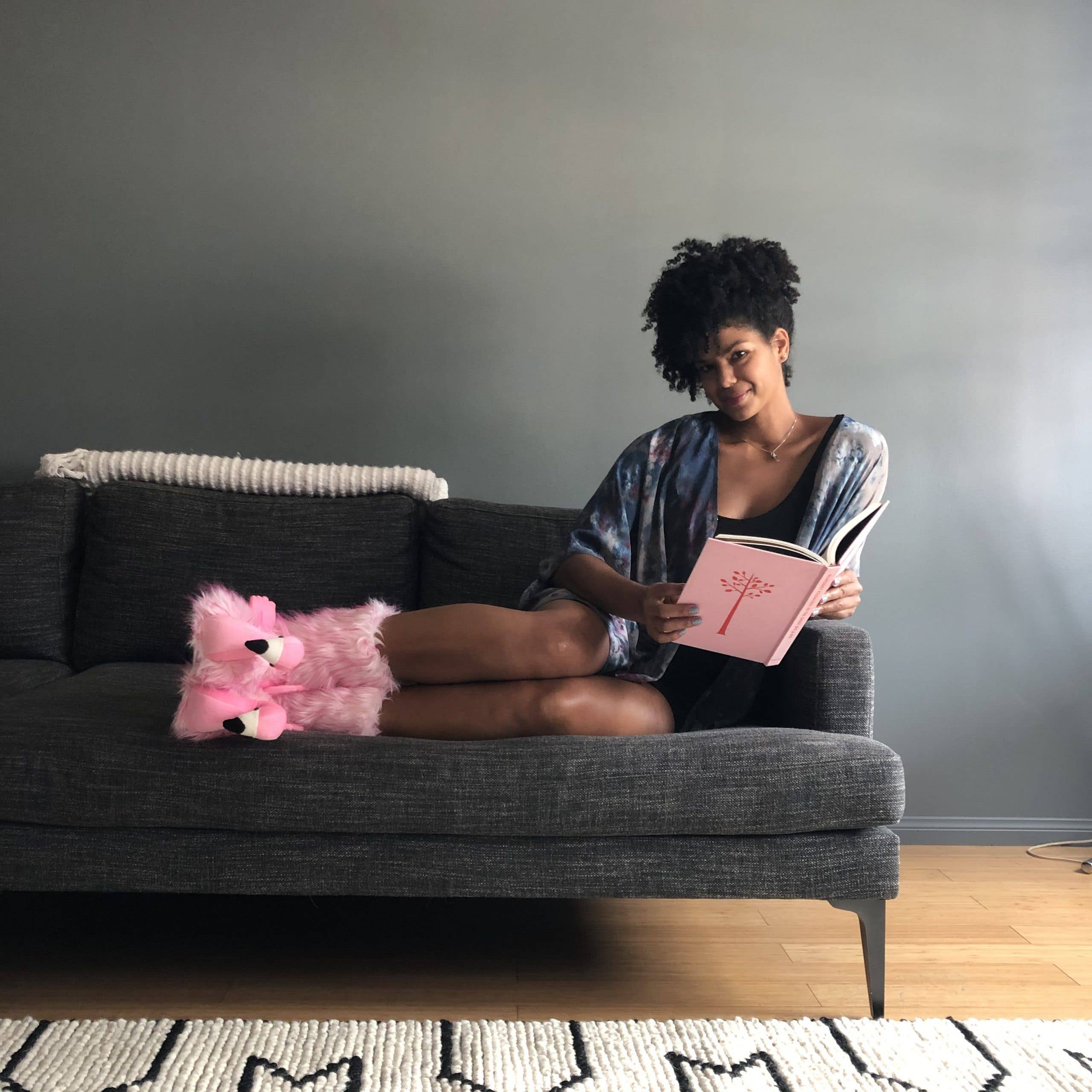 Oooh Yeah: Adult Flamingo Time Non-Slip Slipper Socks