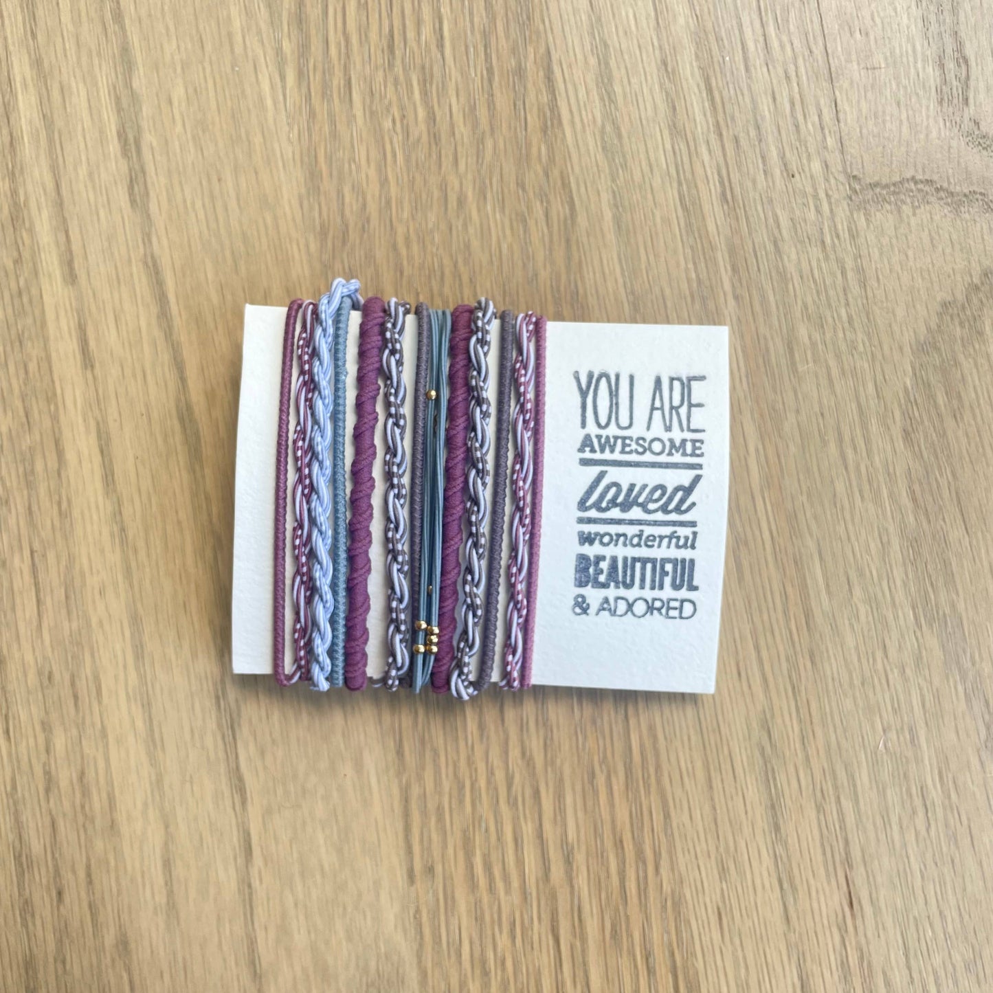 Eastern Ave Studio: Boho Hair Ties | Periwinkle Purple