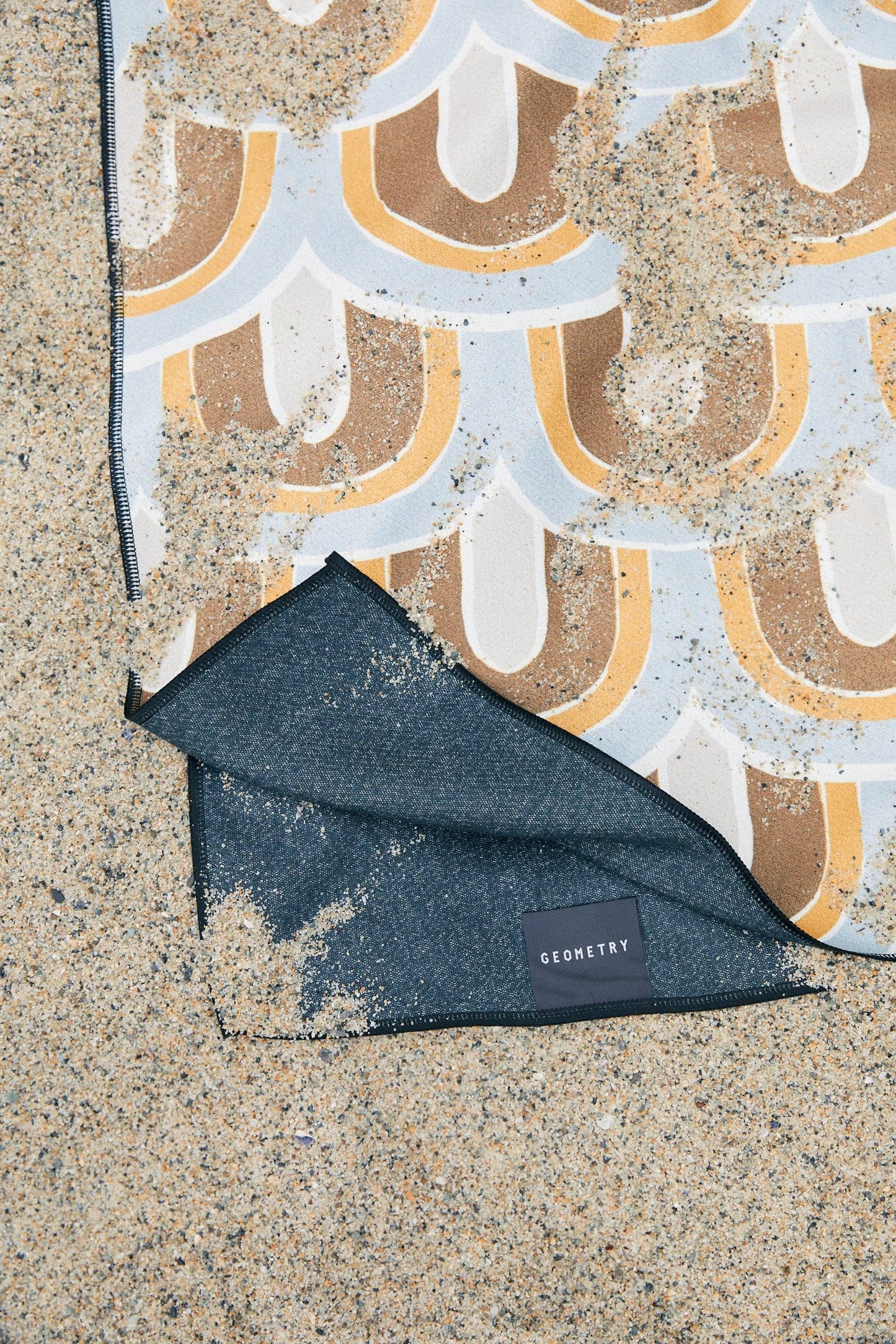 Geometry: Round Trip Beach Towel