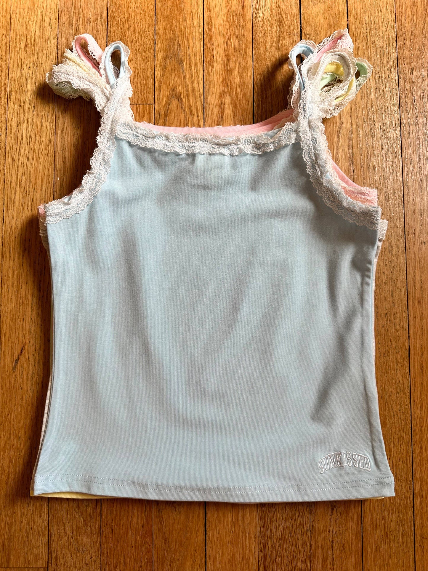Sunkissed Coconut: Lace Cami Tanktop
