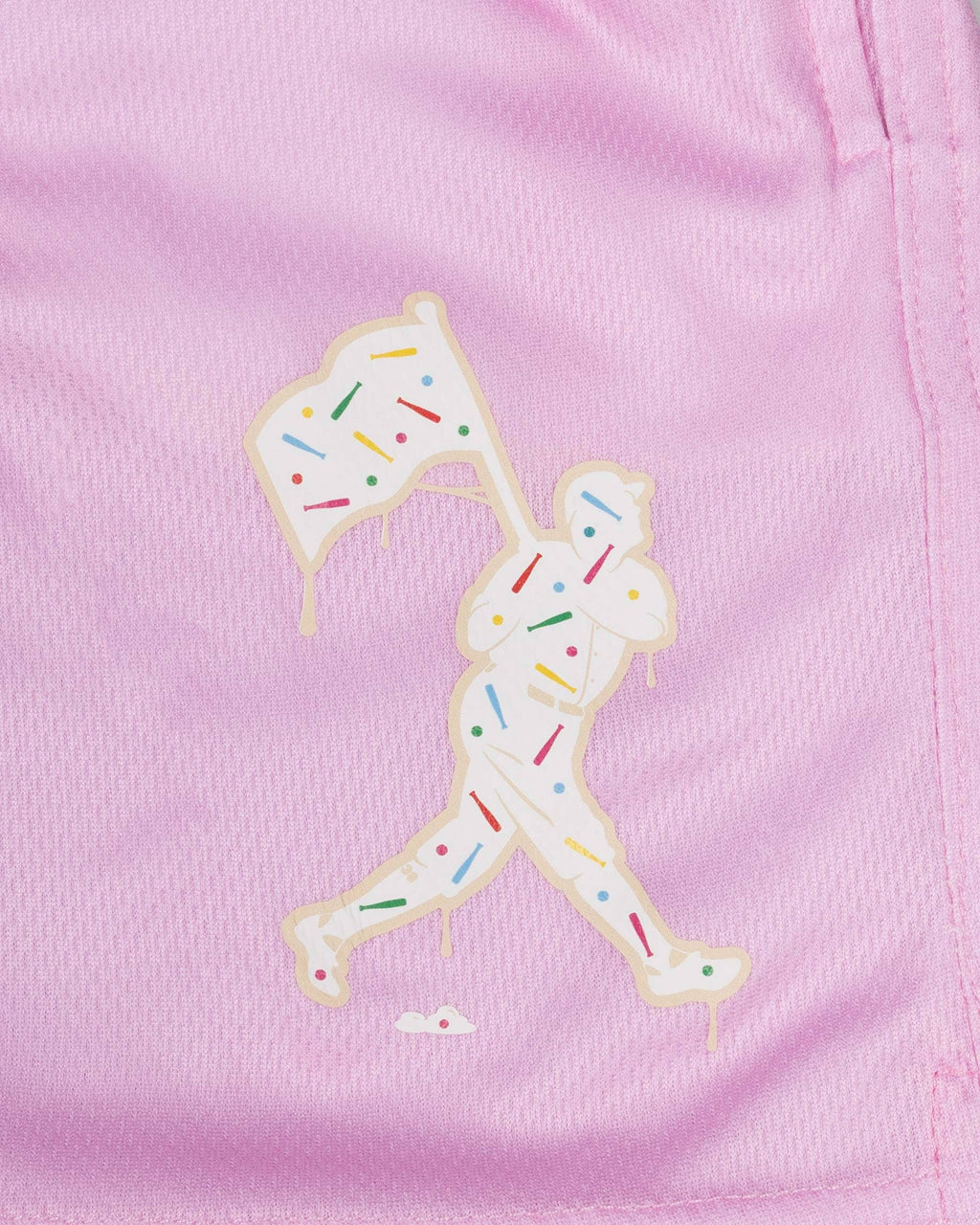 Baseballism: Batter Up Bakery Confetti Cupcake Diamond Air Mesh Shorts - Youth