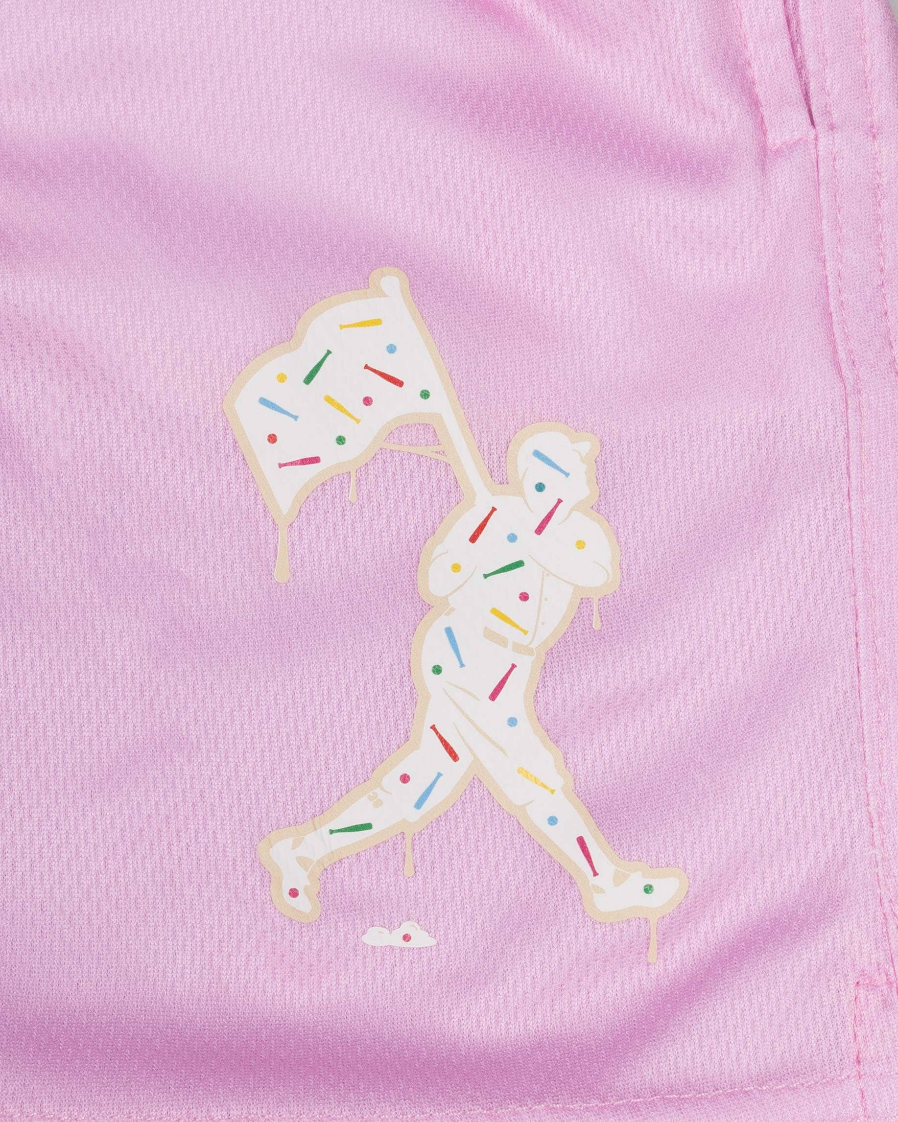 Baseballism: Batter Up Bakery Confetti Cupcake Diamond Air Mesh Shorts - Youth