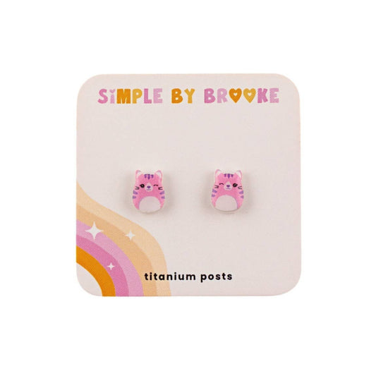 Simple By Brooke: Kawaii Squishy Cat Earrings
