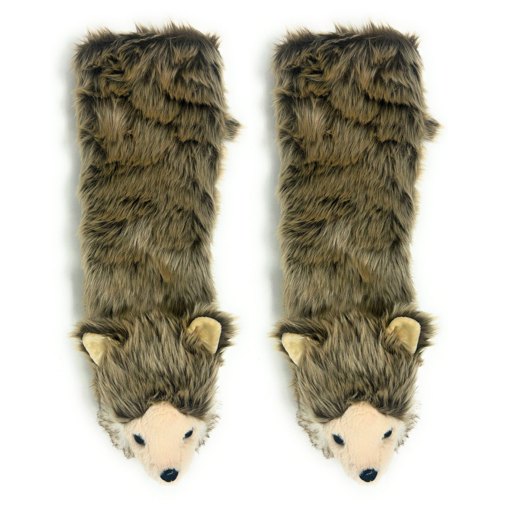 Oooh Yeah: Kid's Wolf Pack Non-Slip Slipper Socks