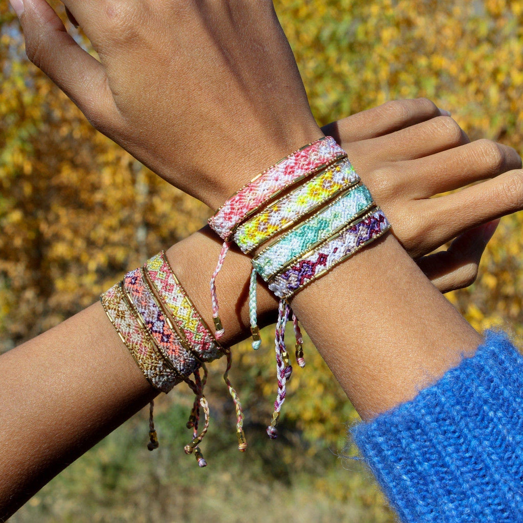 Love Is Project: Bali Friendship Bracelet - Sherbet Peach