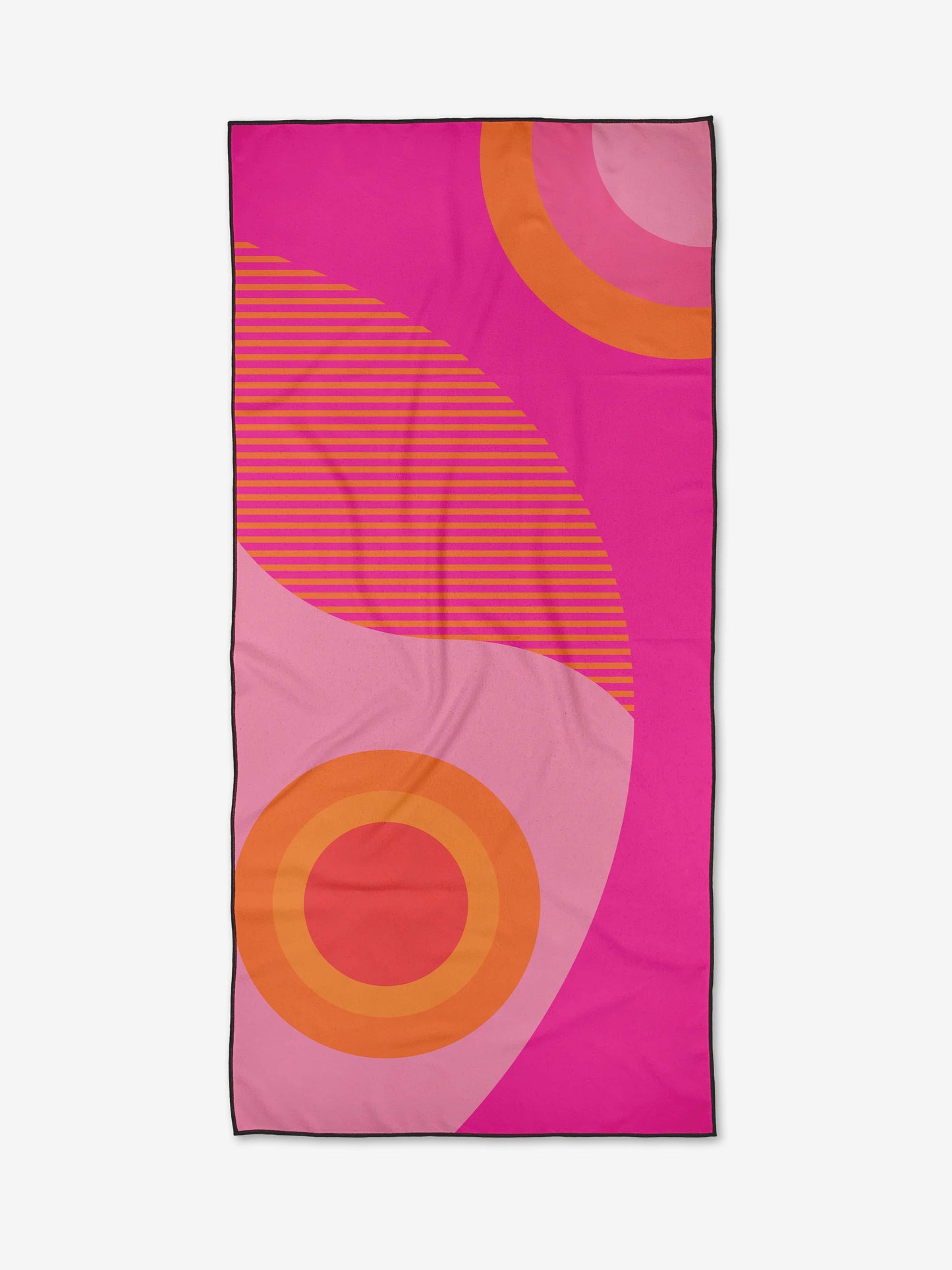 Geometry: Round Trip Beach Towel