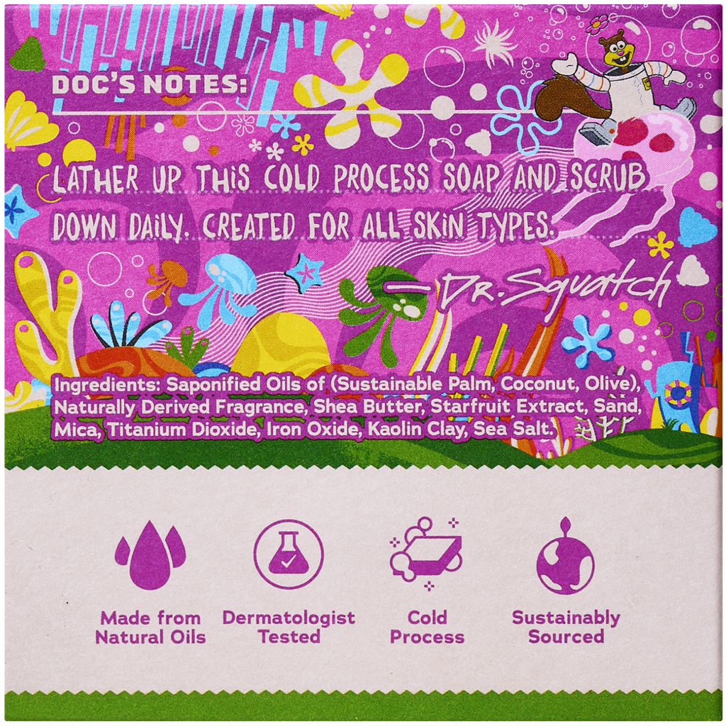 Dr. Squatch: Sea Star Shenanigans Bar Soap