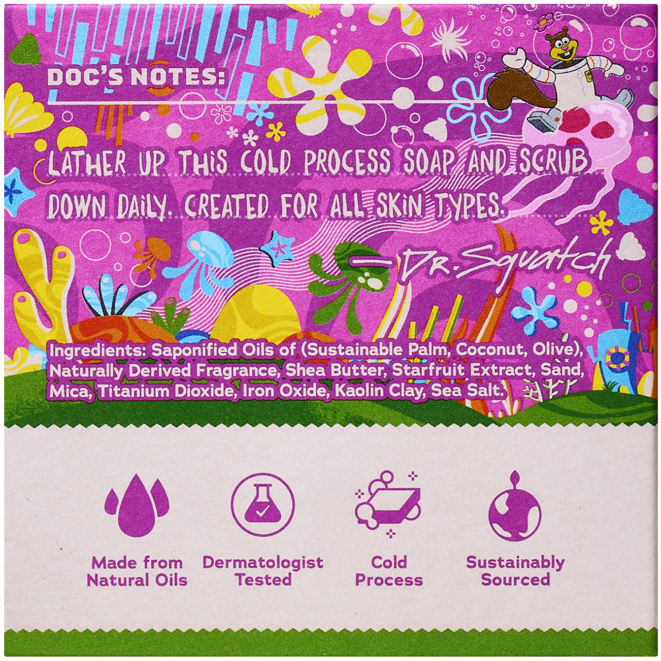Dr. Squatch: Sea Star Shenanigans Bar Soap