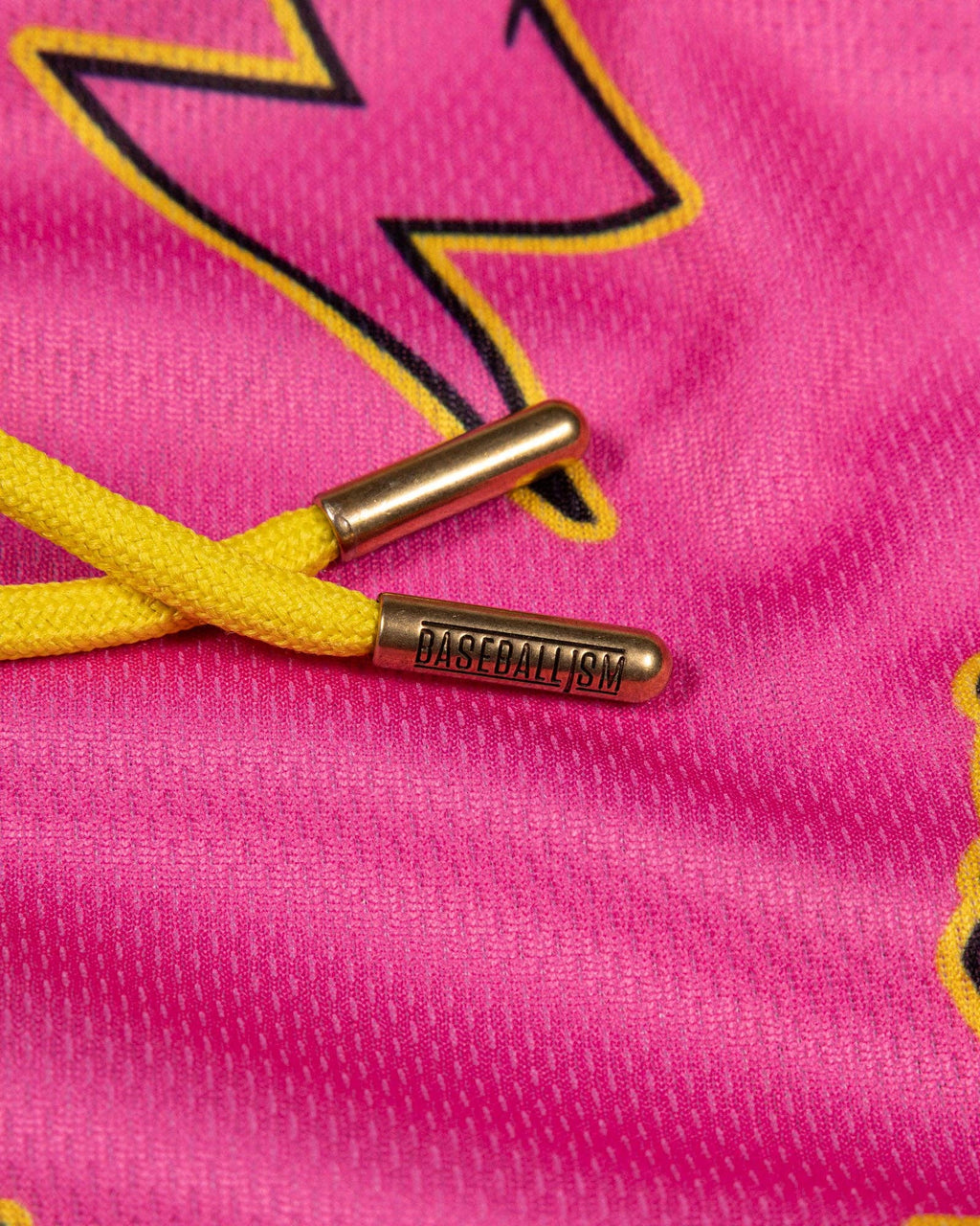 Baseballism: Electric Arms Diamond Air Mesh Shorts (Pink) - Youth