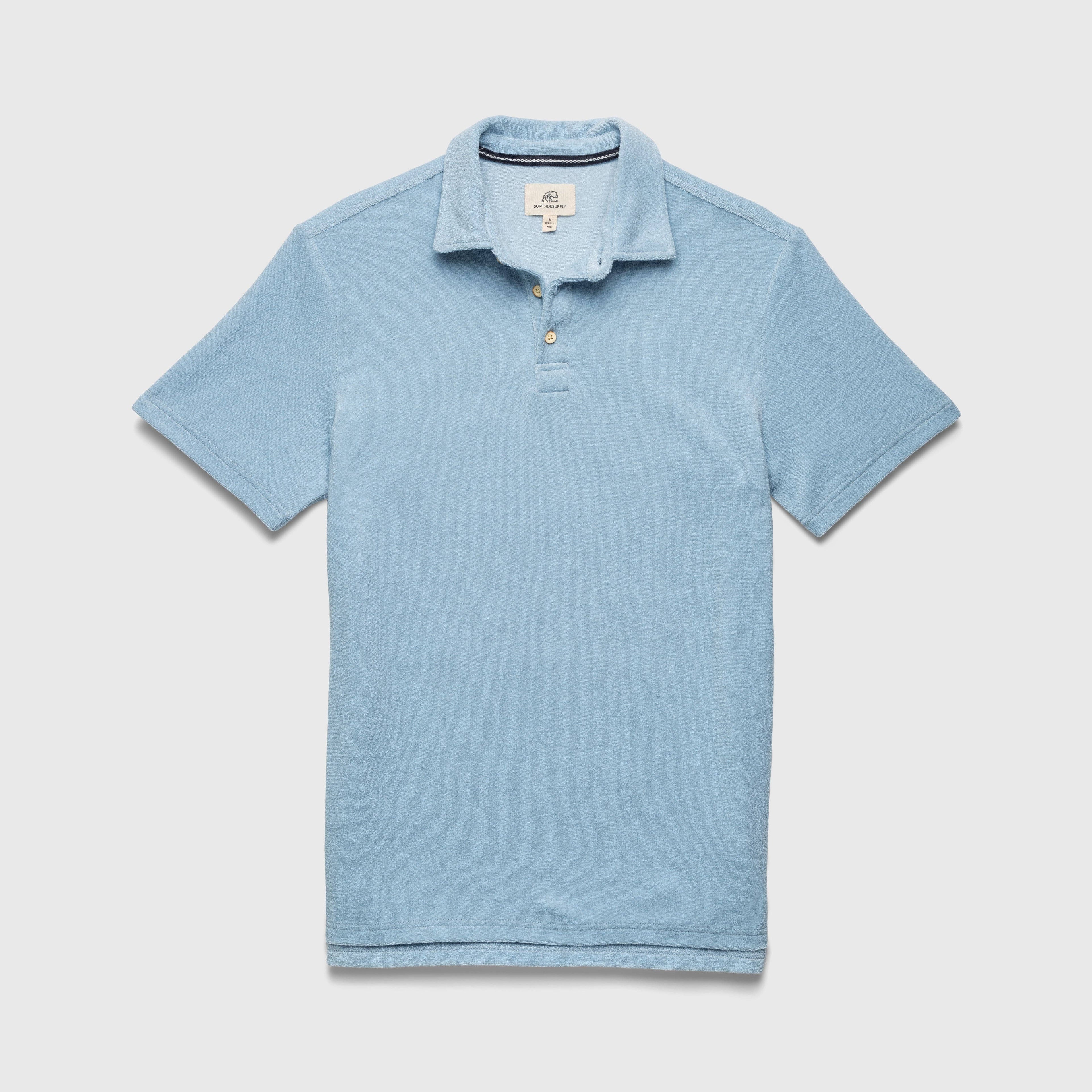 Surfside Supply: Ryan S/S Terry Polo - Dream Blue