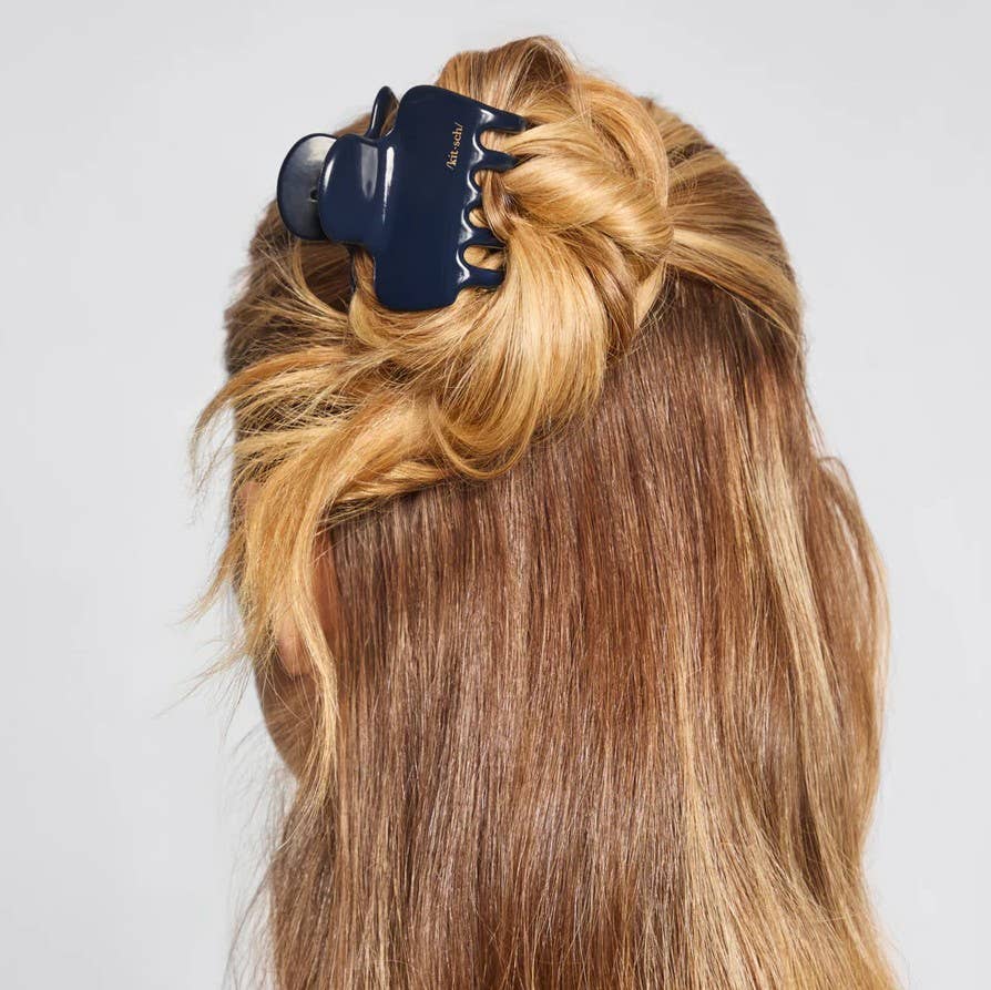 KITSCH: Recycled Medium Cloud Claw Clip - Blue Orchid