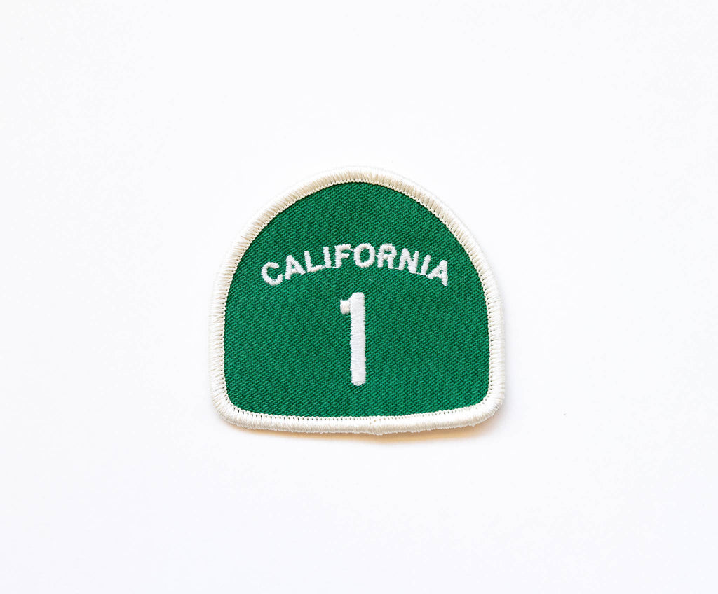 Union Made: California Pacific Coast Highway 1 Embroidered Iron on Patch