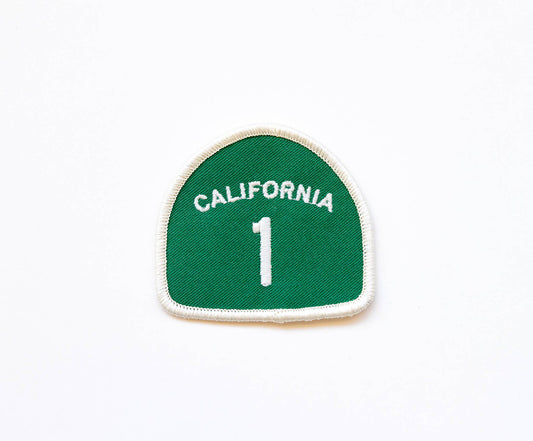 Union Made: California Pacific Coast Highway 1 Embroidered Iron on Patch