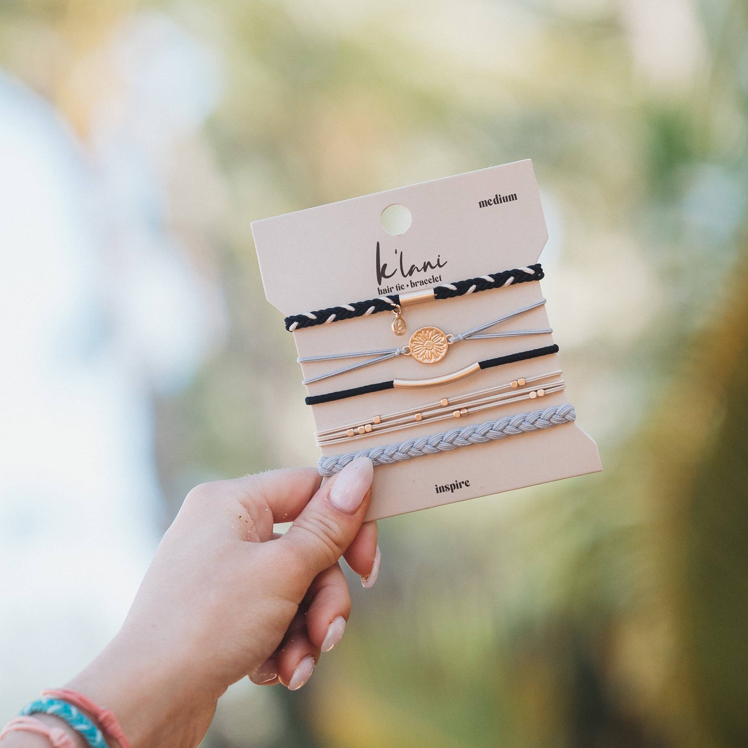 K'Lani: Inspire Hair Tie Bracelets