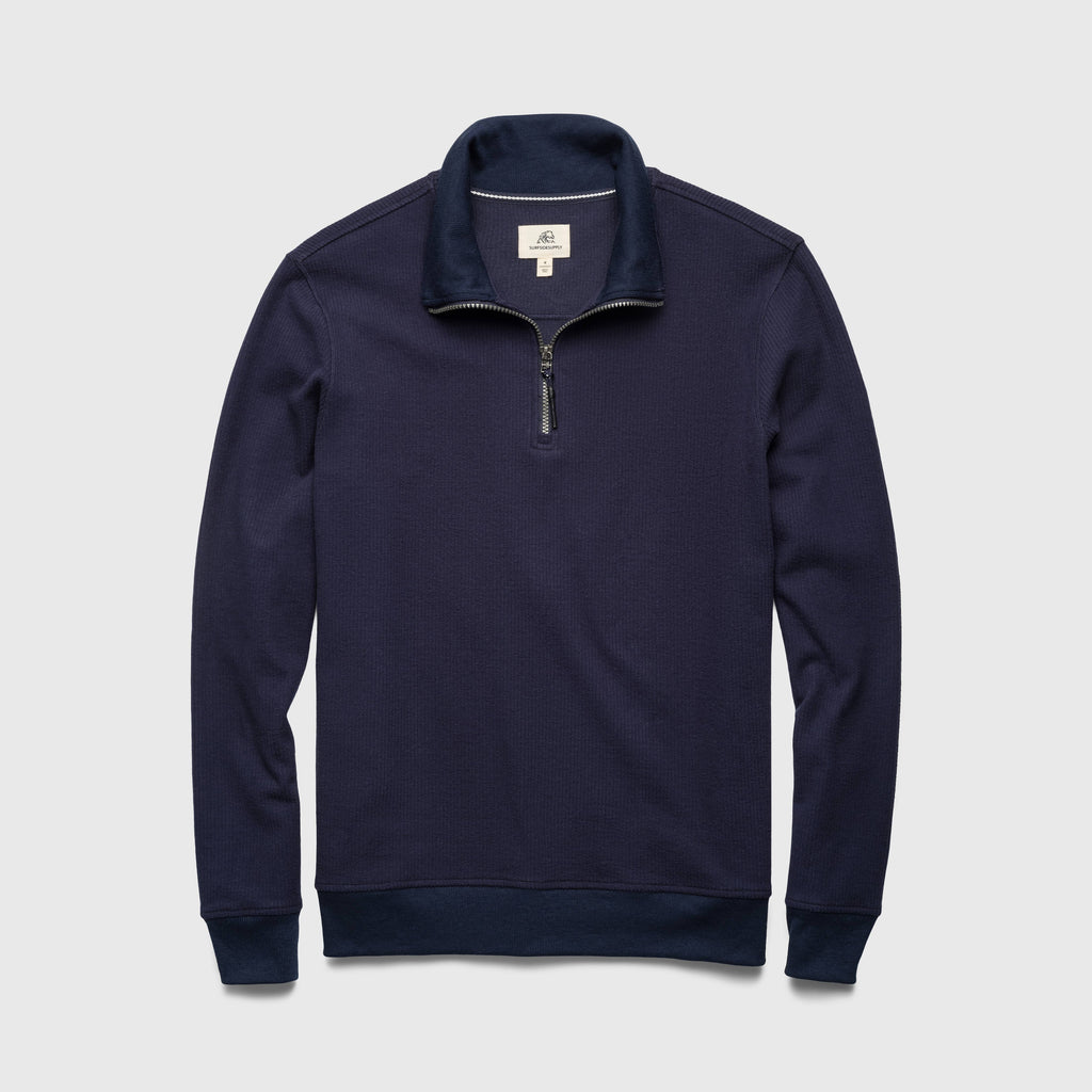 Surfside Supply: Men's Bobby Corded Rib 1/4 Zip Mock Pullover
