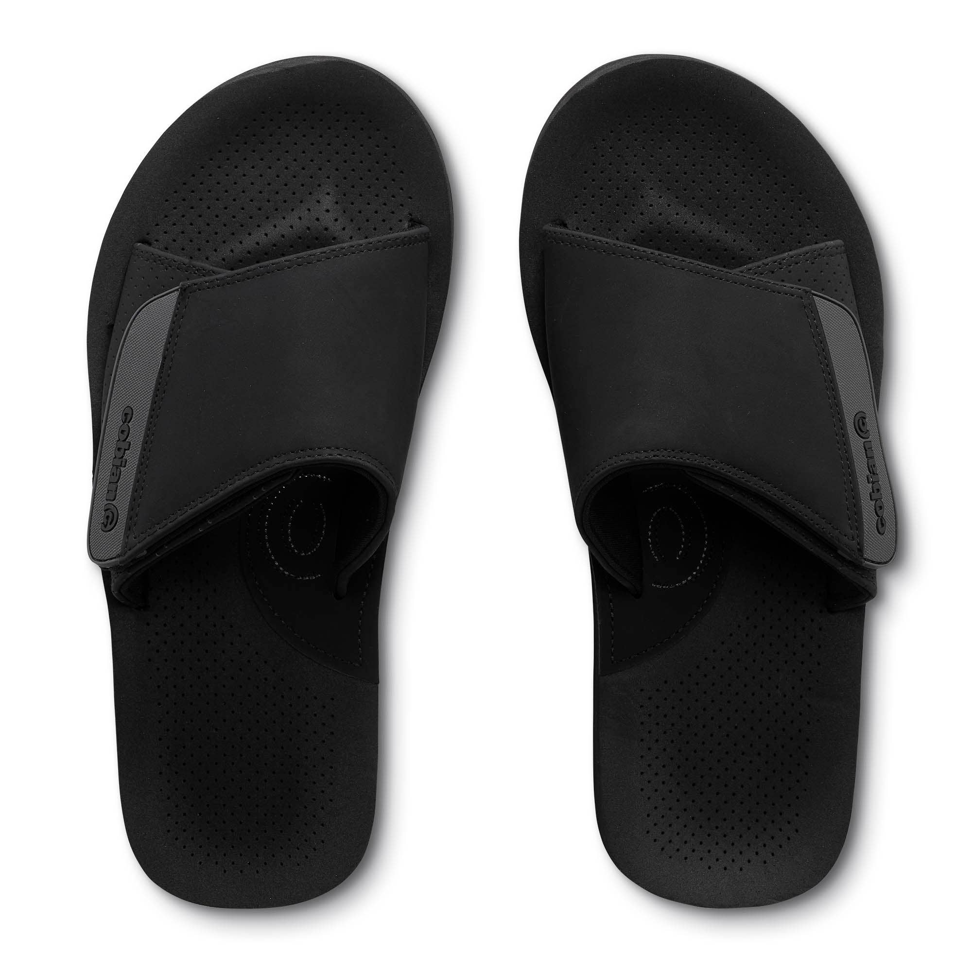 Cobian: Men's ARV 2 Slide - Black Sandal with Arch Support