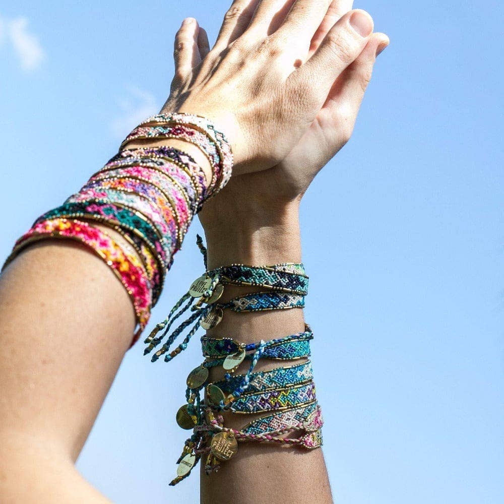 Love Is Project Bali Friendship Bracelet (Electric Feel)