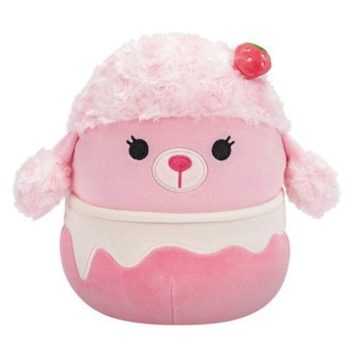Squishmallow: Plush 12" Chloe Strawberry Milkshake Poodle