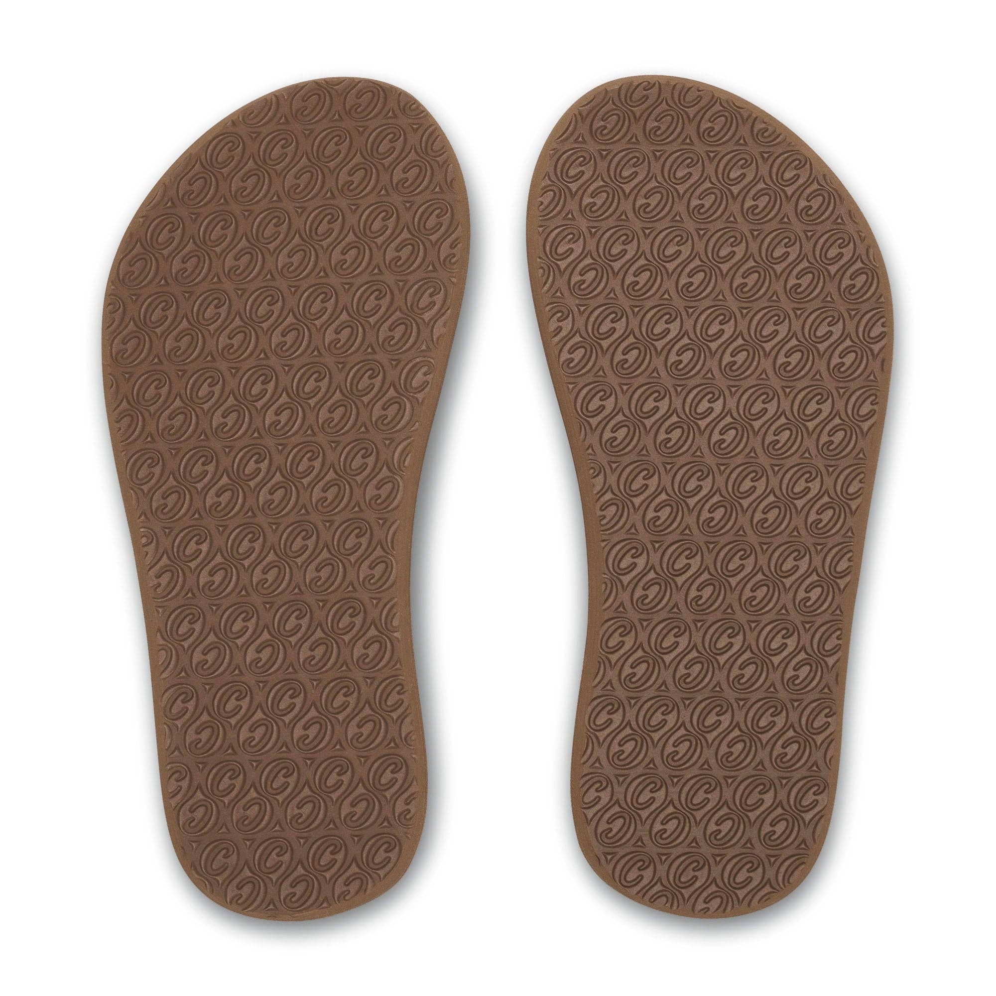 Cobian: Kids Lil' Capri Casual Flip Flop - Aqua Glitter