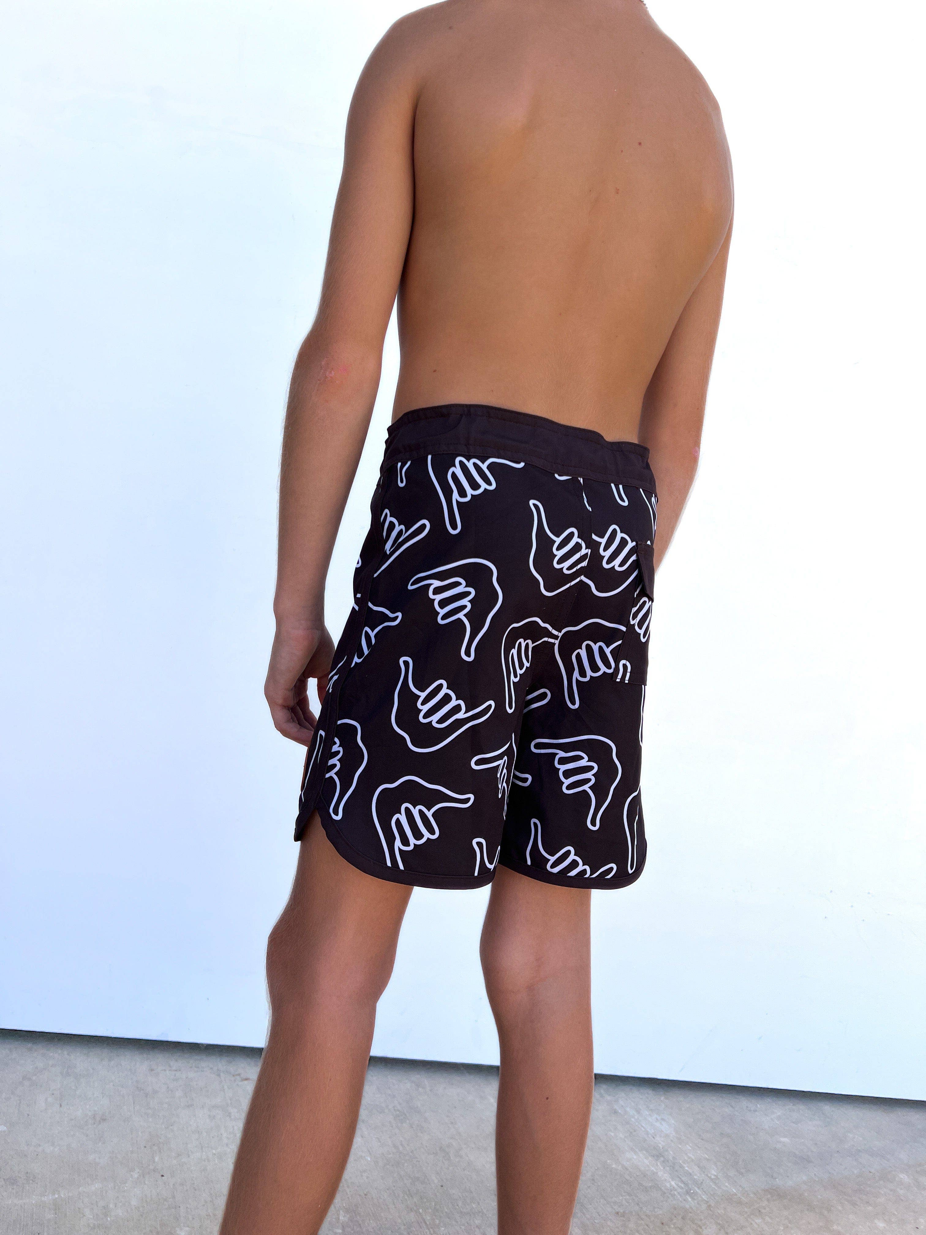 Of One Sea Boy’s Boardshorts (Chocolate Shaka)