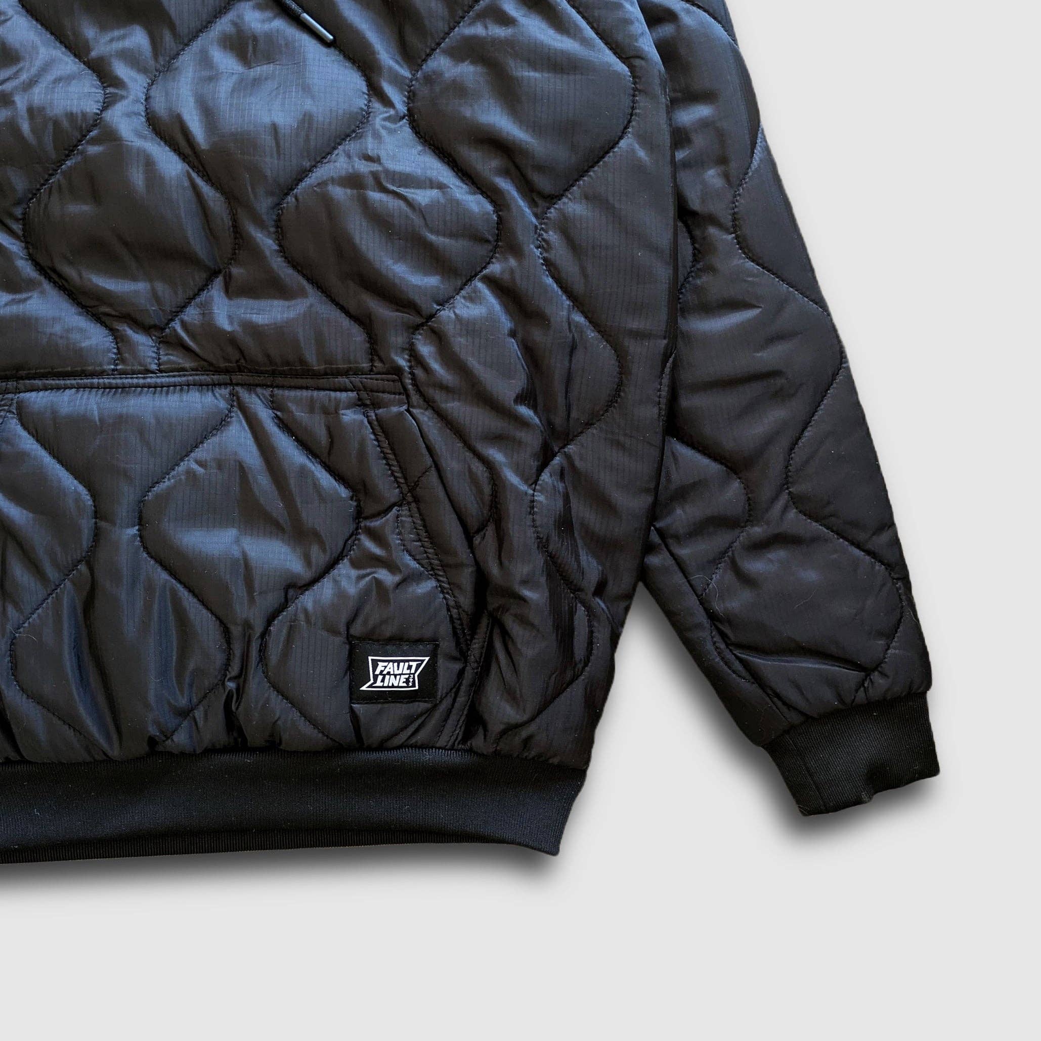 FaultLine395 Sherwin Puff Hoodie (Black)