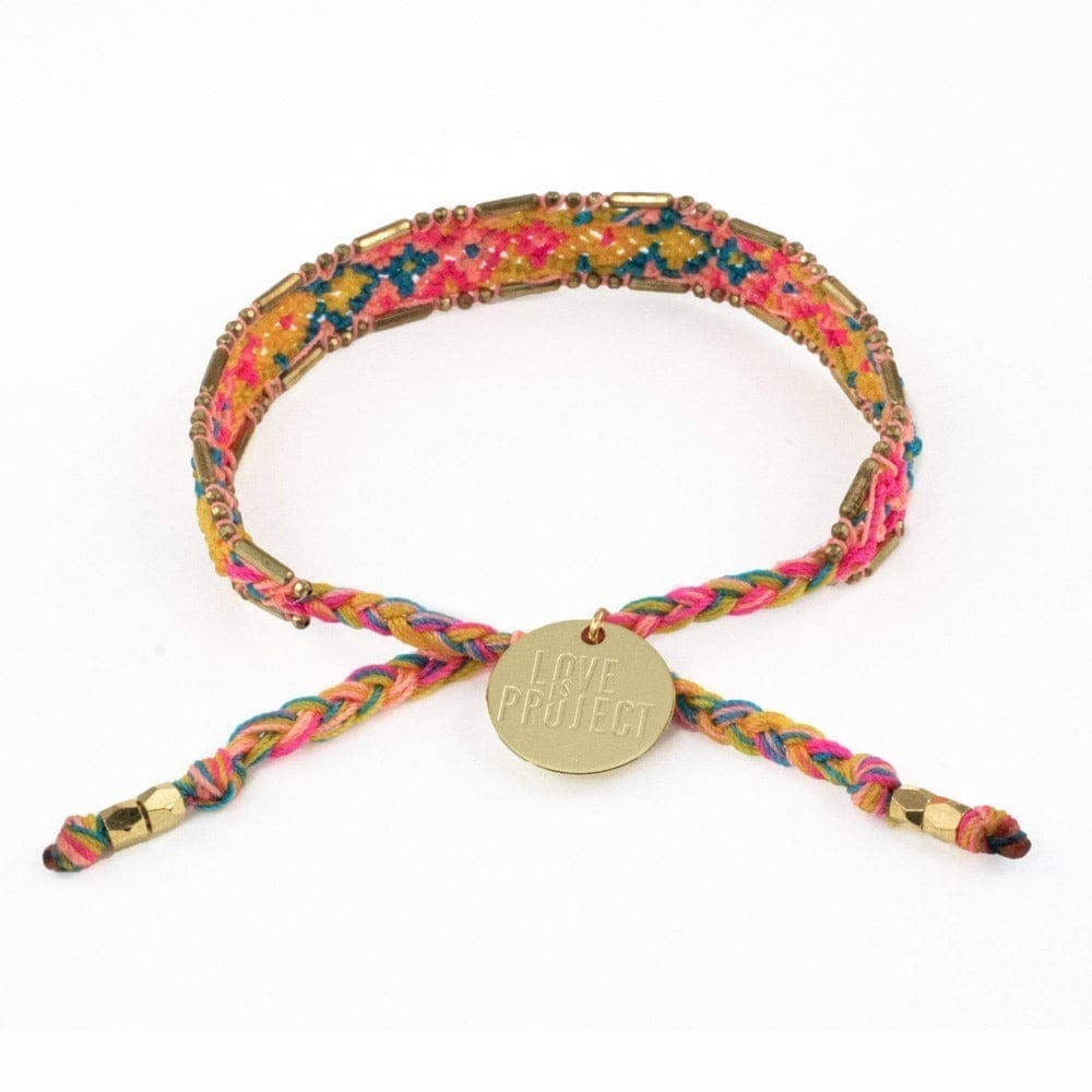 Love Is Project Bali Friendship Bracelet (Jungle Bloom)
