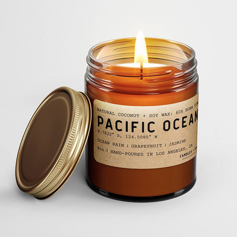 Candlefy: Pacific Ocean Candle (Grapefruit and Jasmine)