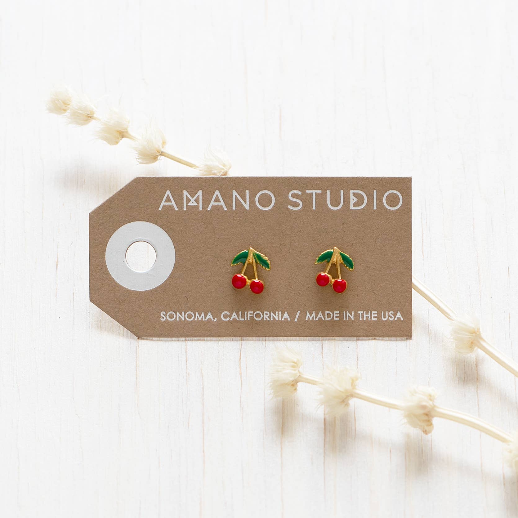 Amano Studio: Cherry Stud Earrings