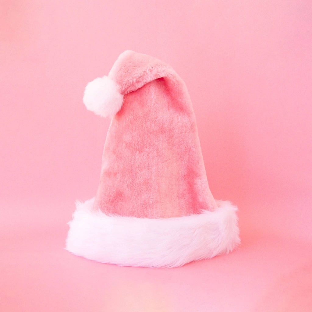 Sunshine Studios: Luxe Christmas Santa Hat - Light Pink