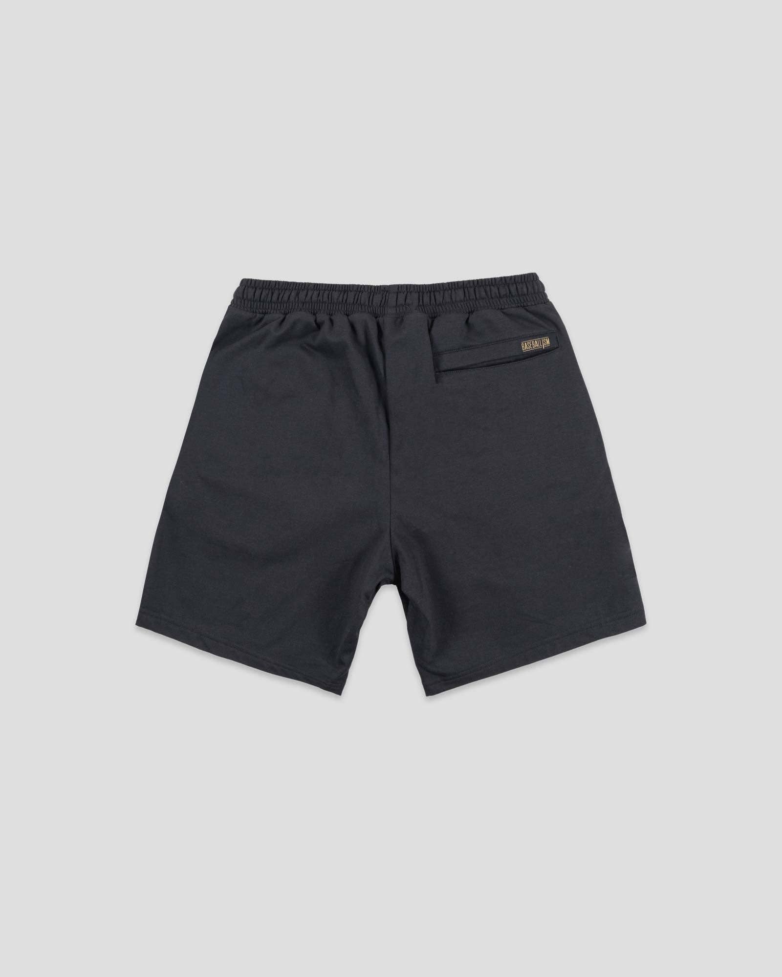 Baseballism: Play Hard Comfort Sweat Shorts (Black) - Youth
