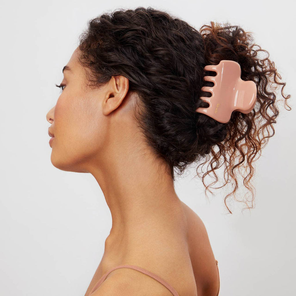 KITSCH: Recycled Plastic Puffy Cloud Clip 1pc - Rosewood