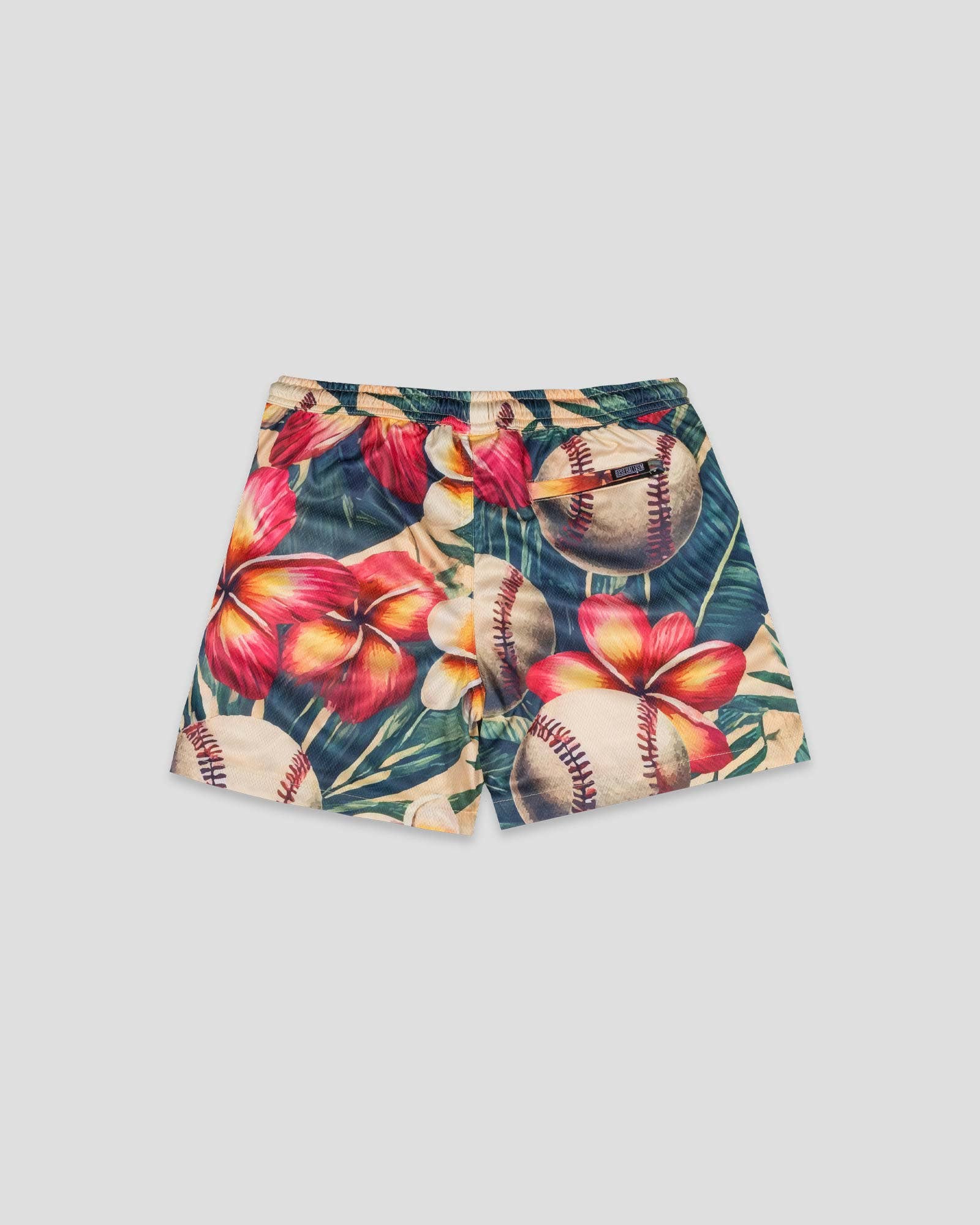 Baseballism: Aloha Ball Diamond Air Mesh Shorts - Youth